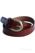 Lion Heart Women, Girls Casual Maroon Genuine Leather Belt(Wine)